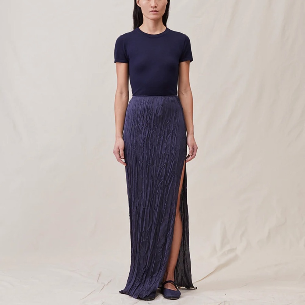 Attersee The Crinkled Column Skirt